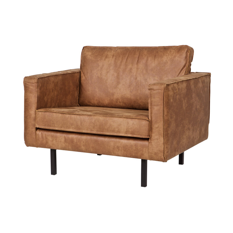 BePureHome-collectie Rodeo Fauteuil Cognac
