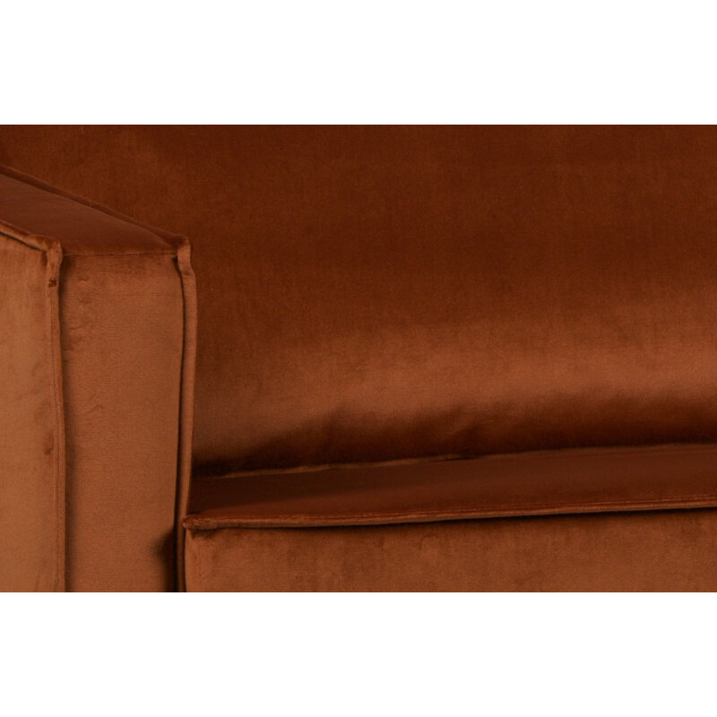 WOOOD-collectie Rodeo Daybed Left Velvet Roest