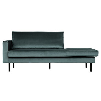 WOOOD Rodeo Daybed Left Velvet Teal