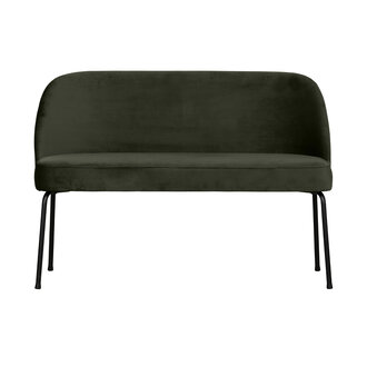 BePureHome Vogue Eetbank Fluweel Dark Green