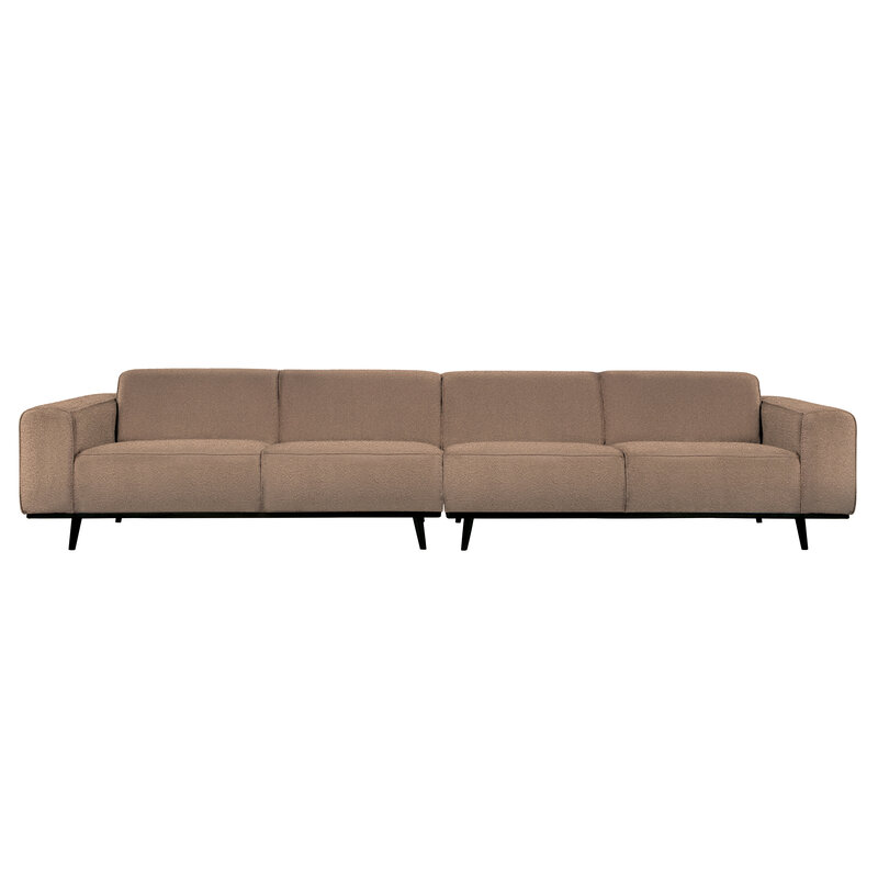 WOOOD-collectie Statement Xl 4-seater 372 Cm Boucle Nougat