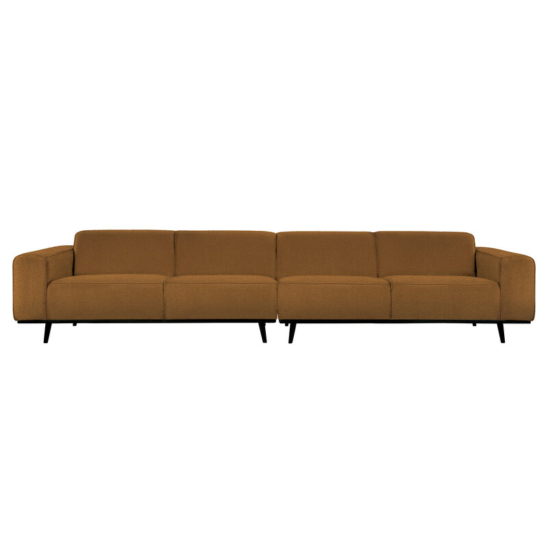 WOOOD-collectie Statement Xl 4-zits Bank 372 Cm BouclÉ Butter