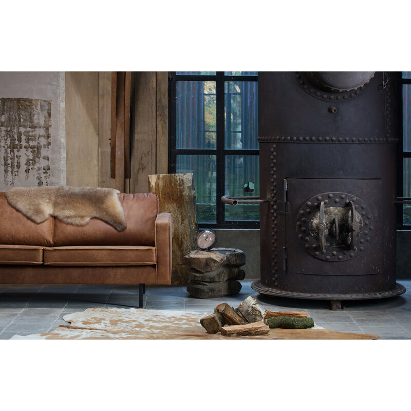 WOOOD-collectie Rodeo Bank 2,5-zits Cognac