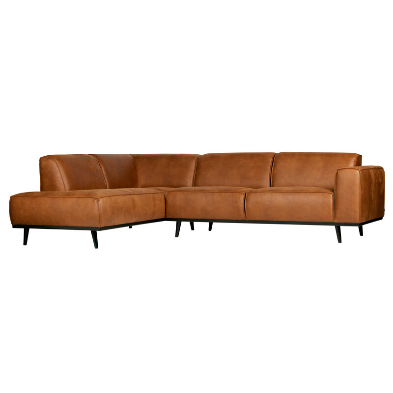 WOOOD-collectie Statement Corner Sofa Left Cognac