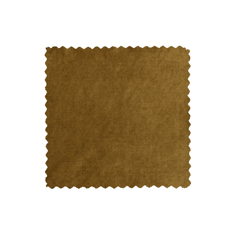 WOOOD-collectie Statement 1-zits Element Fluweel Honing Geel