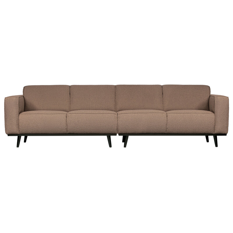 WOOOD-collectie Statement 4-zits Bank 280 Cm BouclÉ Nougat