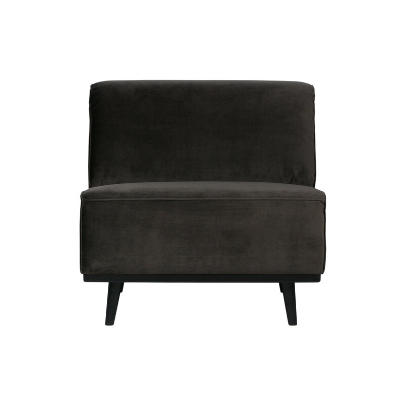WOOOD-collectie Statement 1-zits Element Fluweel Warm Groen
