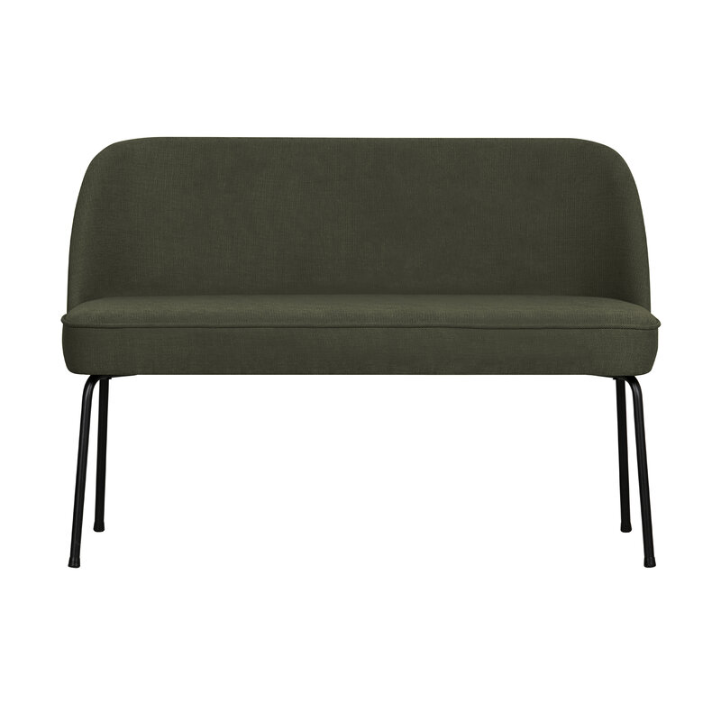 WOOOD-collectie Vogue Dining Bench Woven Fabric Warm Green