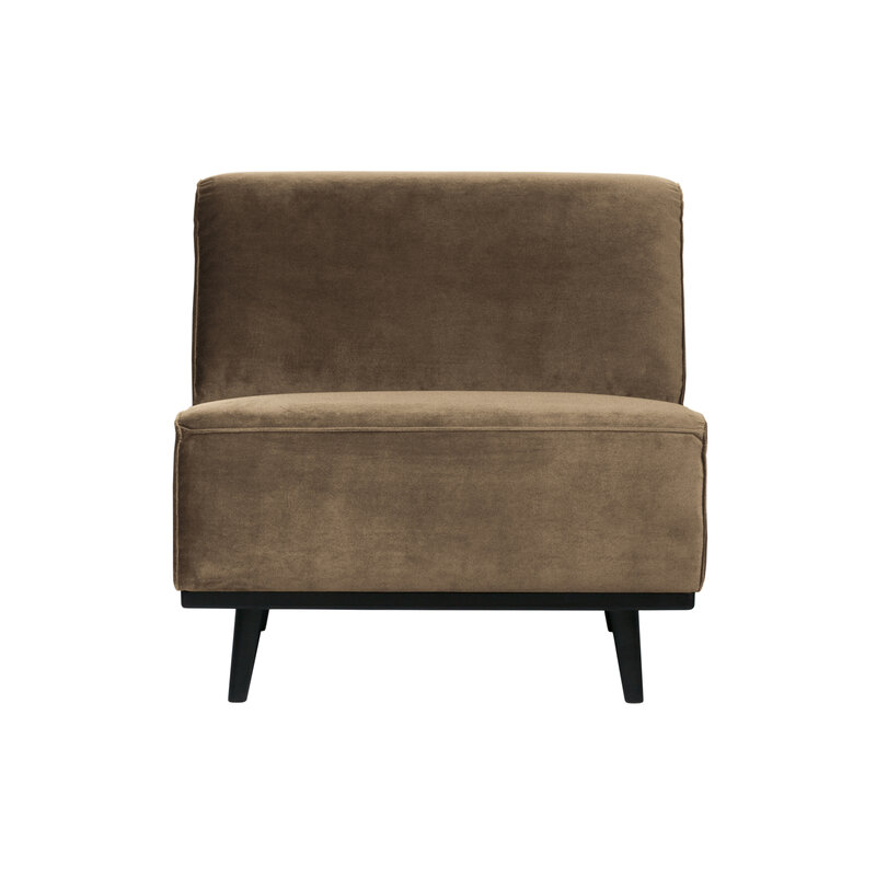 WOOOD-collectie Statement 1-seater Element Velvet Taupe