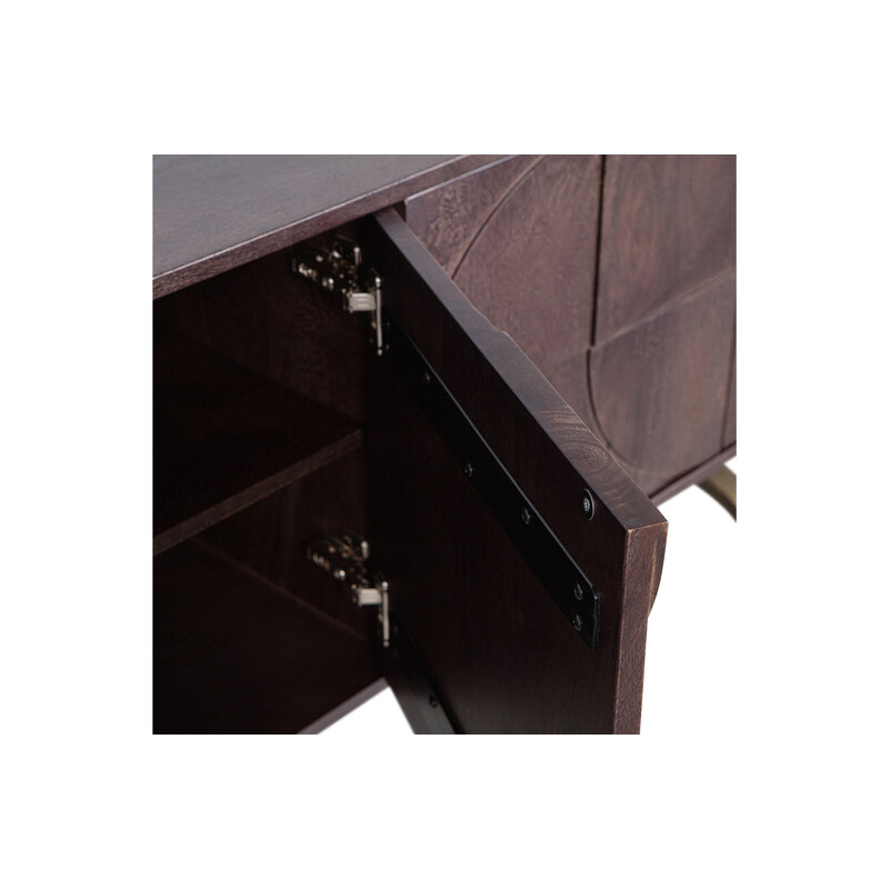 WOOOD-collectie Draw Sideboard Mango Wood Walnut