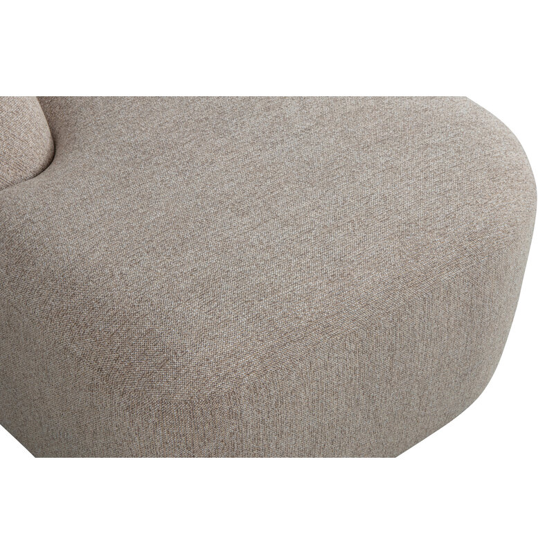 WOOOD-collectie Sloping Hoekbank Links Naturel Melange