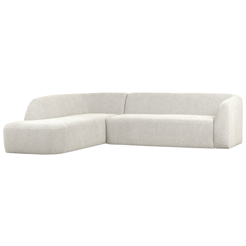 WOOOD-collectie Sloping Hoekbank Links Pearl Melange