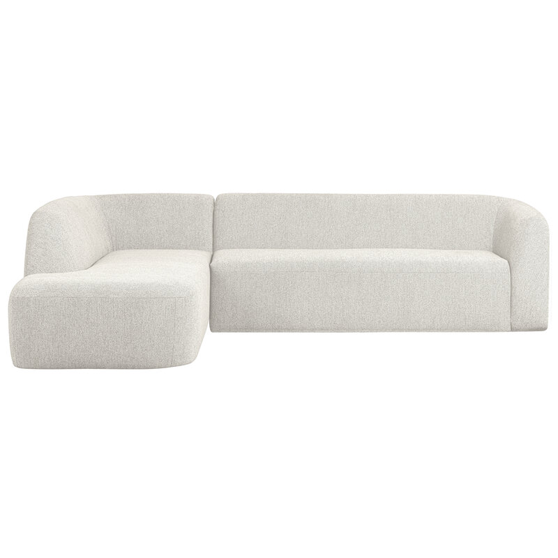 WOOOD-collectie Sloping Hoekbank Links Pearl Melange