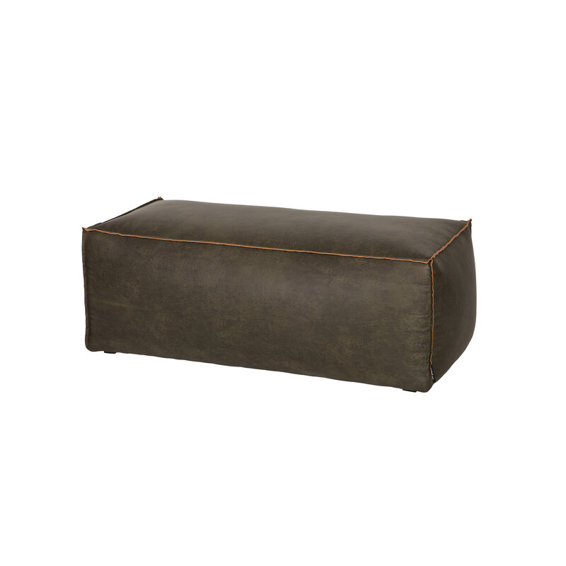 BePureHome-collectie Rodeo Poef 43x120x60 Army
