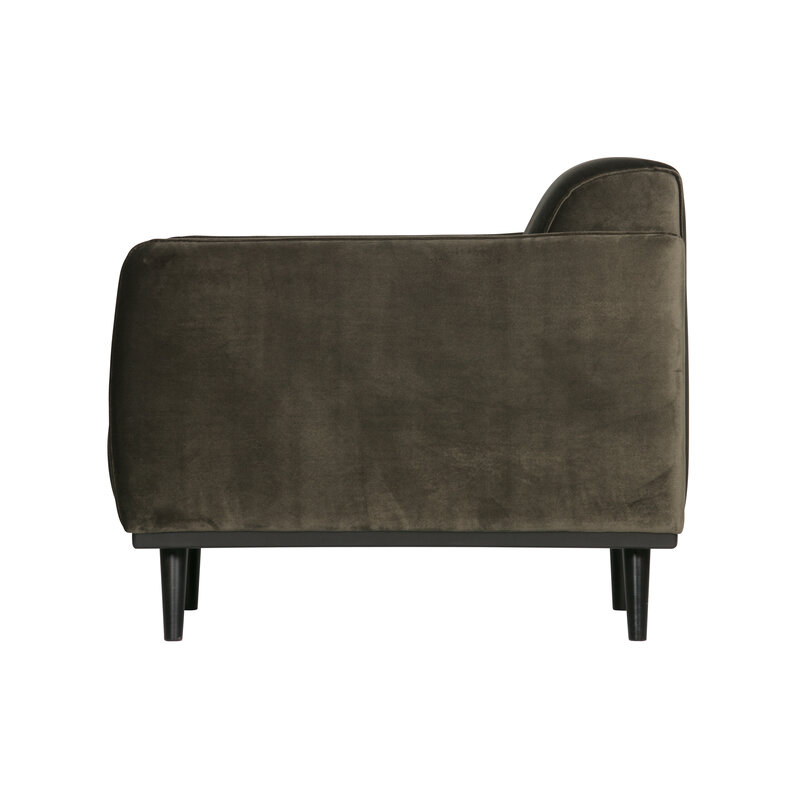 WOOOD-collectie Statement Fauteuil Met Arm Fluweel Warm Groen