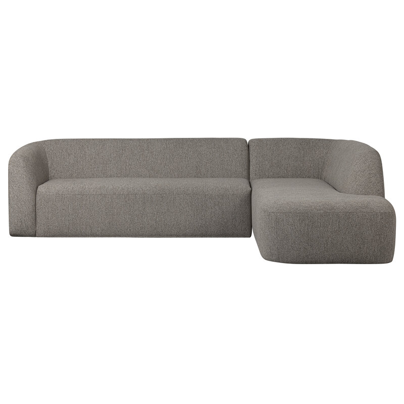 WOOOD-collectie Sloping Hoekbank Rechts Grijs Melange