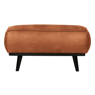 BePureHome Statement Hocker Lederlook Cognac