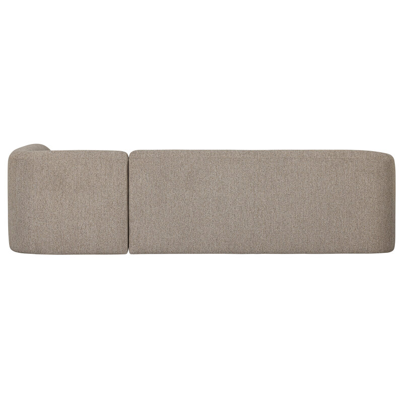 WOOOD-collectie Sloping Hoekbank Rechts Naturel Melange