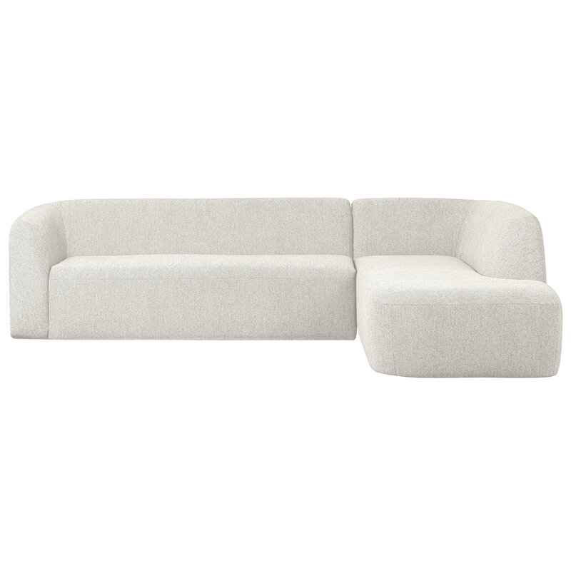 WOOOD-collectie Sloping Hoekbank Rechts Pearl Melange