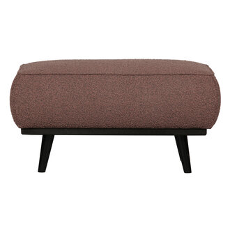 BePureHome Statement Hocker BouclÉ Coffee