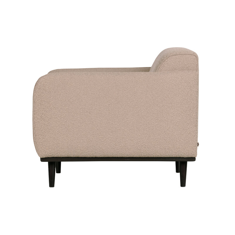 WOOOD-collectie Statement Fauteuil Met Arm BouclÉ Beige