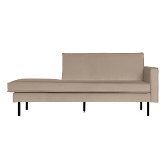 WOOOD Rodeo Daybed Right Velvet Khaki