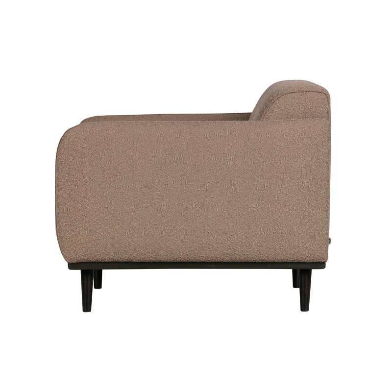 WOOOD-collectie Statement Fauteuil Met Arm BouclÉ Nougat
