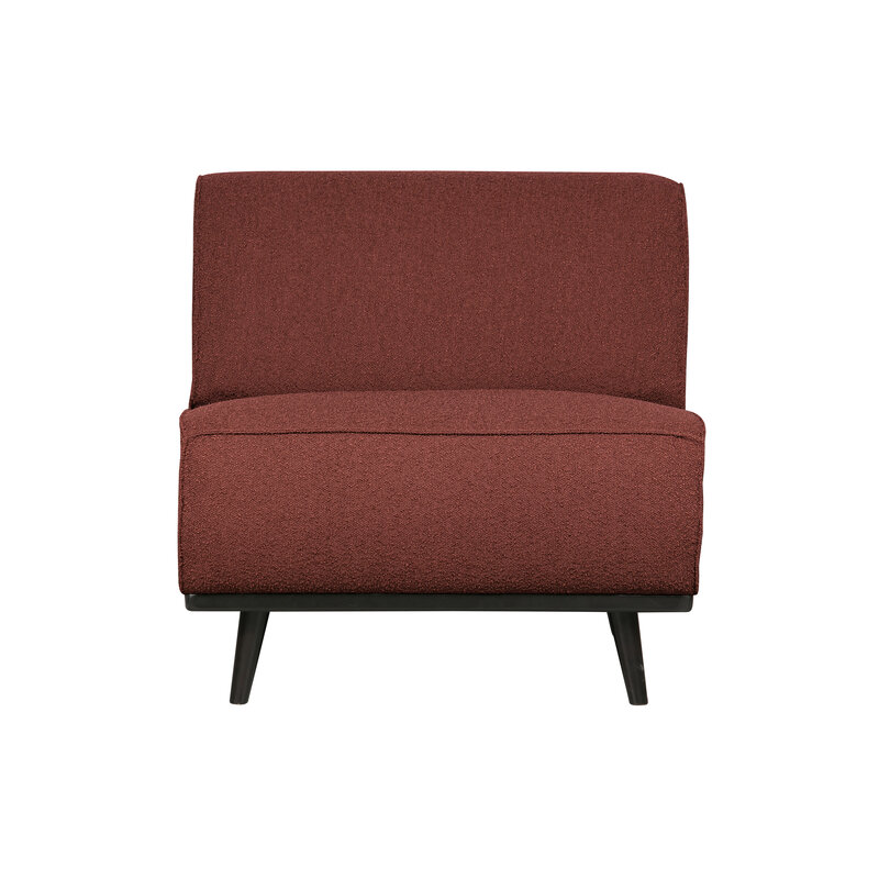 WOOOD-collectie Statement 1-zits Element BouclÉ Chestnut