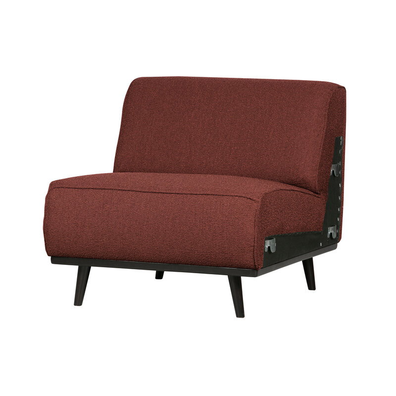 WOOOD-collectie Statement 1-zits Element BouclÉ Chestnut