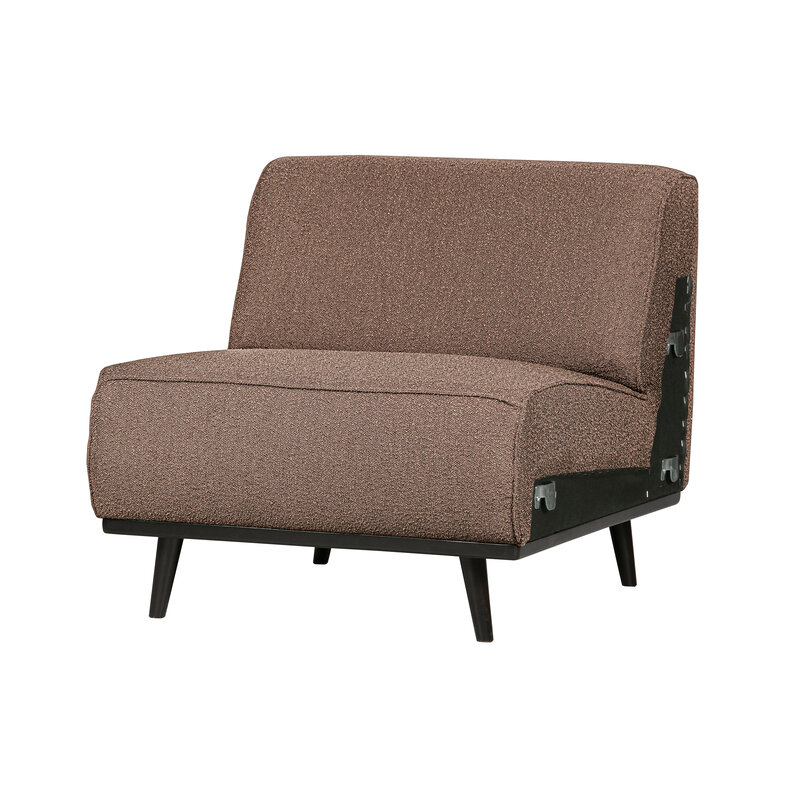 WOOOD-collectie Statement 1-seater Element Boucle Nougat