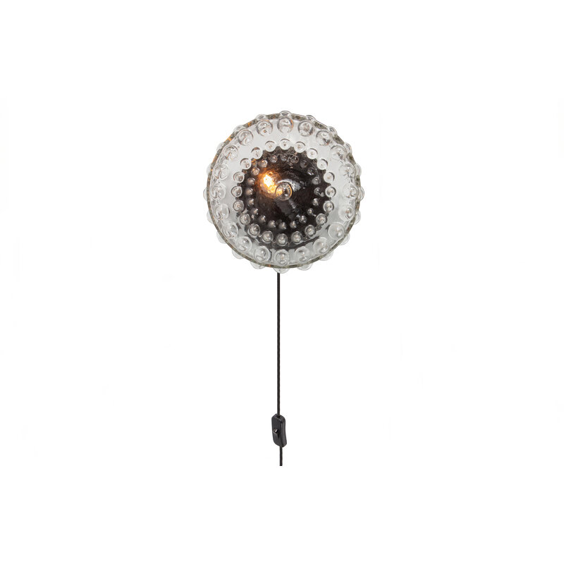 BePureHome-collectie Lumps Round Wall Lamp Glass