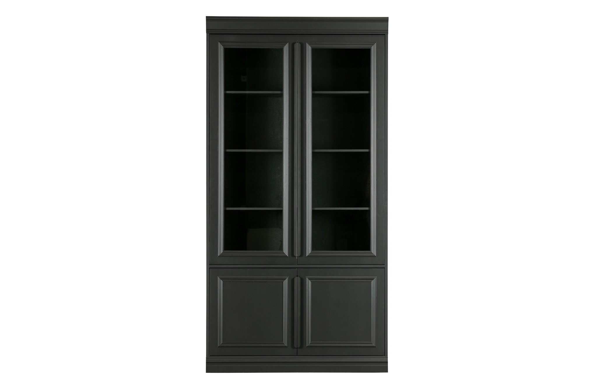 BePureHome-collectie Organize Vitrinekast 44cm Grenen Matzwart [fsc]