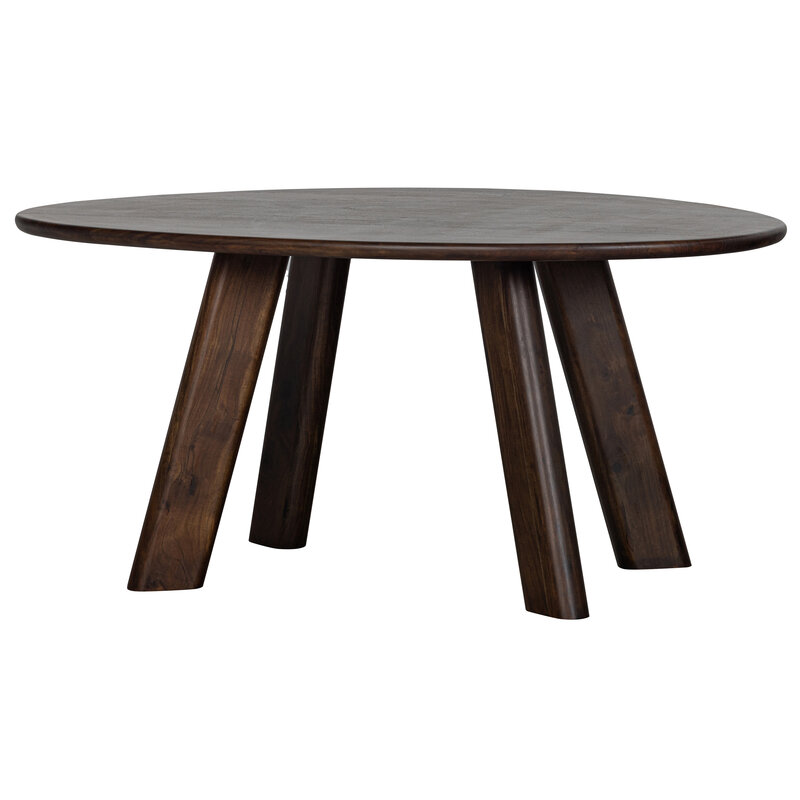 BePureHome-collectie Roundly Dining Table/desk Mango Wood Walnut 160x110