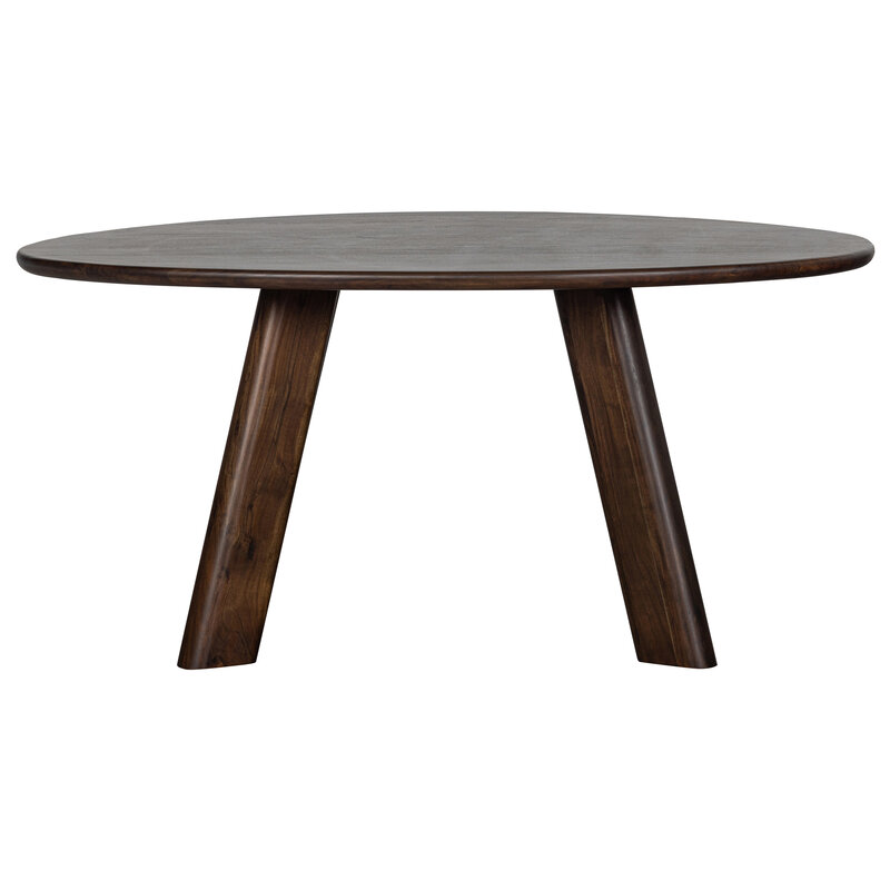 BePureHome-collectie Roundly Dining Table/desk Mango Wood Walnut 160x110