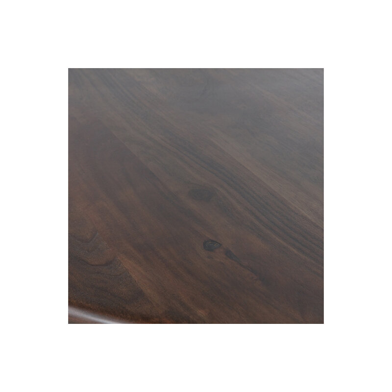 WOOOD-collectie Roundly Eettafel/bureau Mangohout Walnoot 160x110