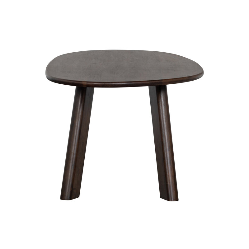 WOOOD-collectie Roundly Eettafel/bureau Mangohout Walnoot 200x100