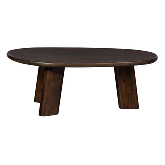 BePureHome Roundly Salontafel Mango Hout Walnoot