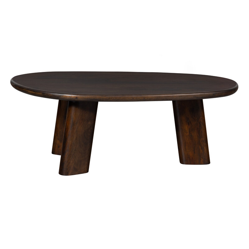 BePureHome-collectie Roundly Coffee Table Mango Wood Walnut