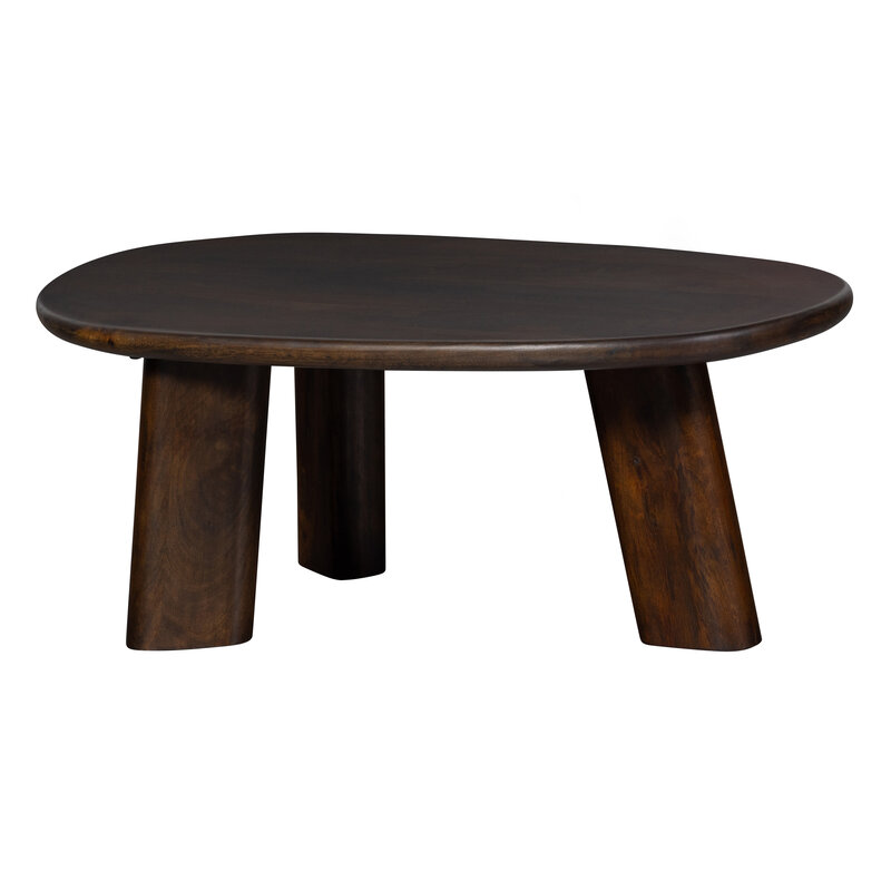 BePureHome-collectie Roundly Coffee Table Mango Wood Walnut