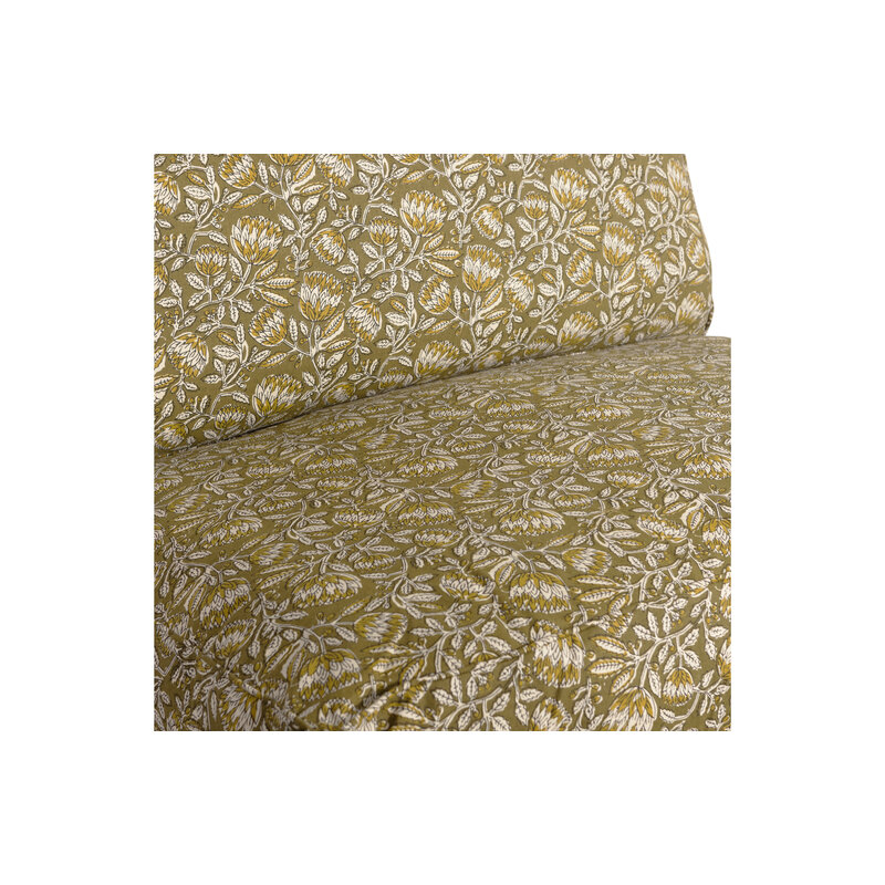 BePureHome-collectie Set - Bloom Zit-/rugkussen 90cm Groen/bruin