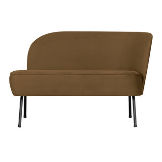 BePureHome Vogue Lounge Fauteuil Rechts Fluweel Honing Geel