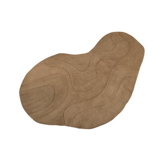 WOOOD Alya Vloerkleed Organisch Pale Brown 170x240cm