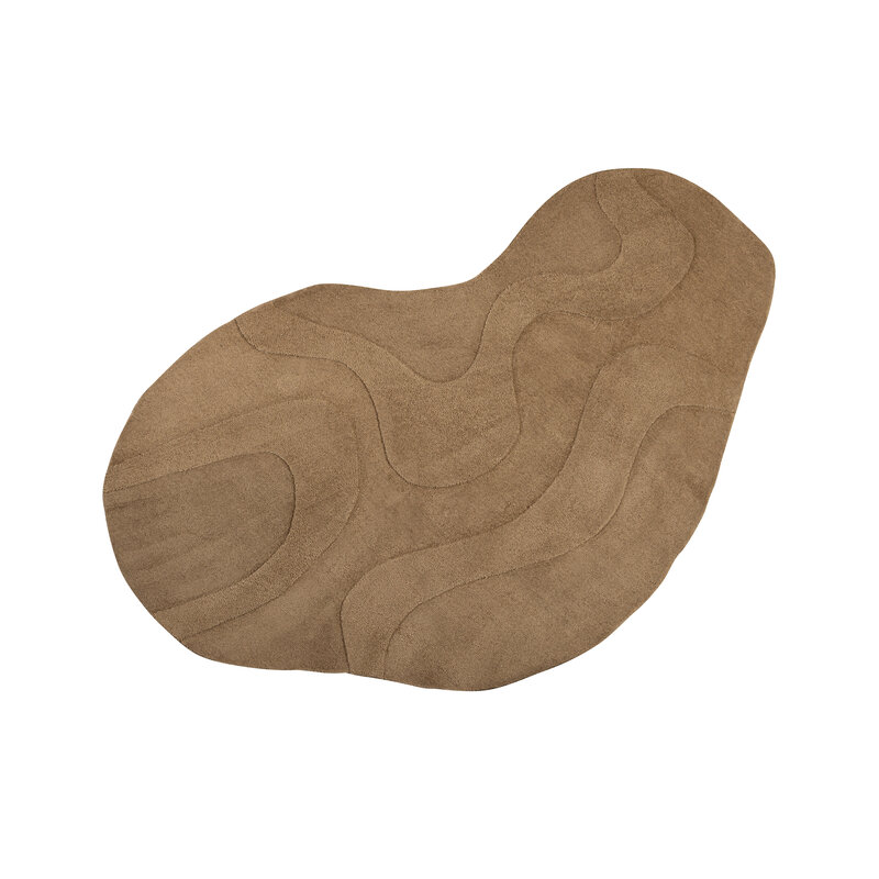 WOOOD-collectie Alya Vloerkleed Organisch Pale Brown 170x240cm