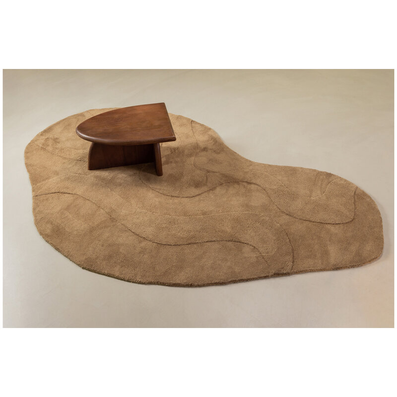 WOOOD-collectie Alya Vloerkleed Organisch Pale Brown 170x240cm
