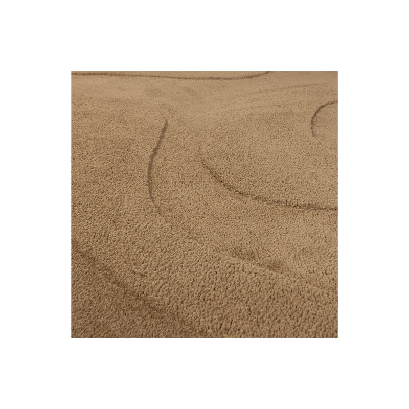 WOOOD-collectie Alya Vloerkleed Organisch Pale Brown 170x240cm