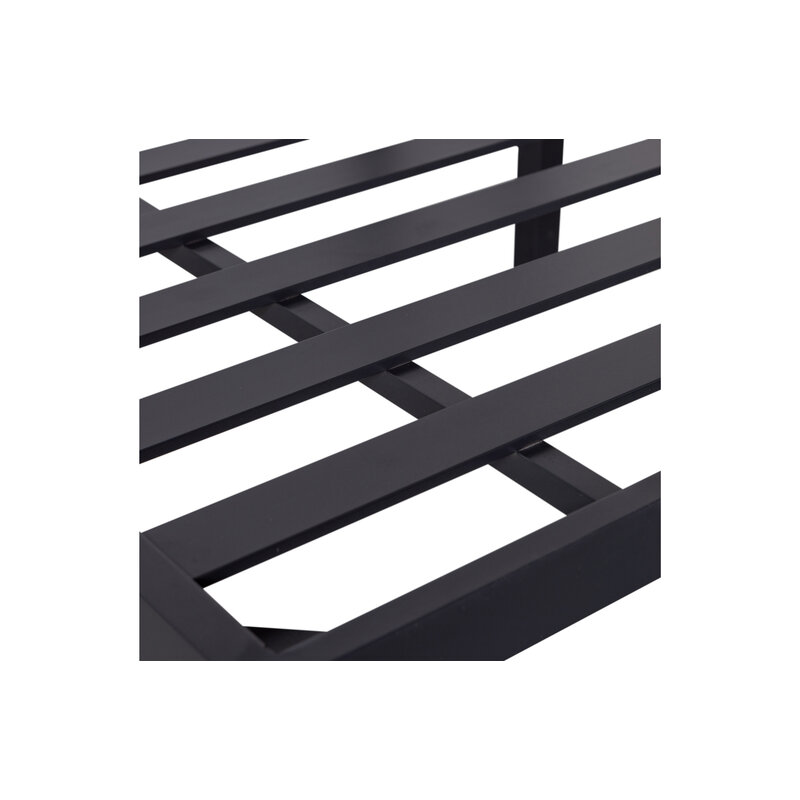 WOOOD-collectie George Bench 90cm Aluminum Black