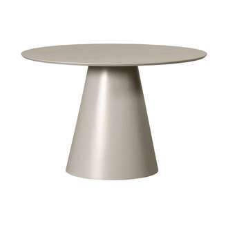 WOOOD Jorre Eettafel Mdf Antique Beige Ø120cm