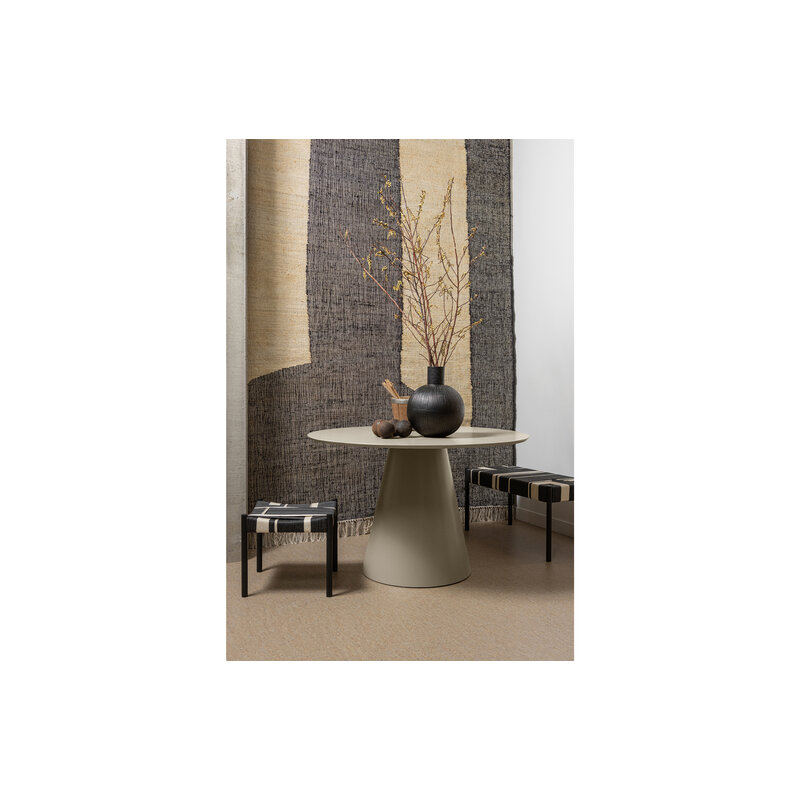 WOOOD-collectie Jorre Eettafel Mdf Antique Beige Ø120cm