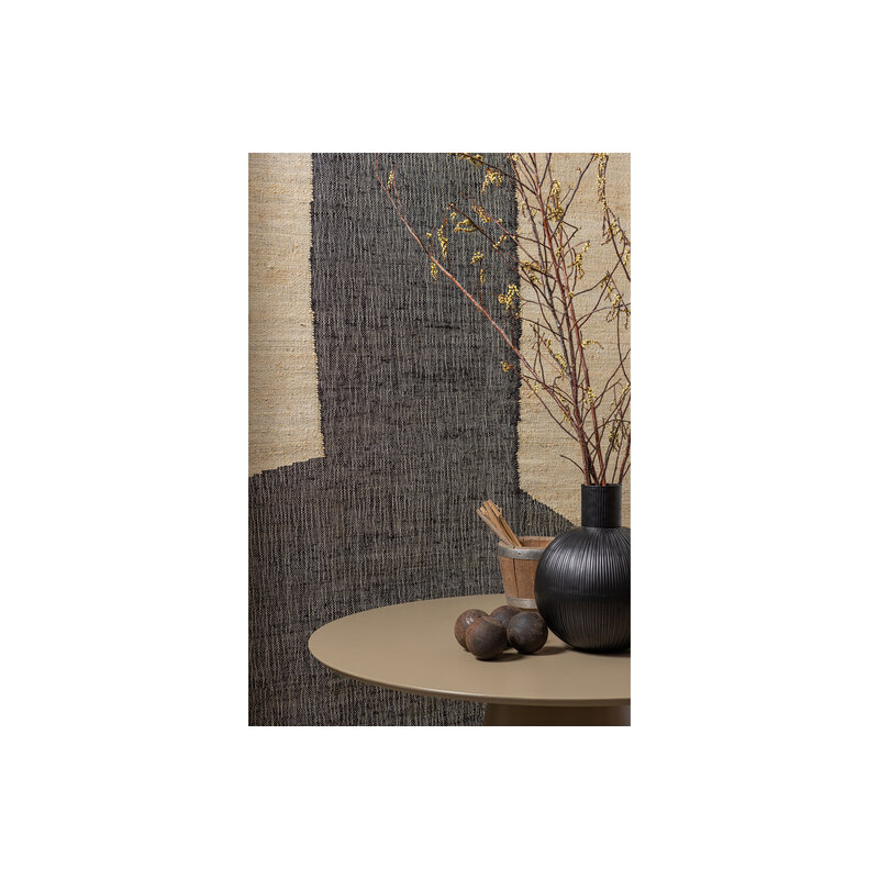 WOOOD-collectie Jorre Dining Table Mdf Military Brown Ø120cm