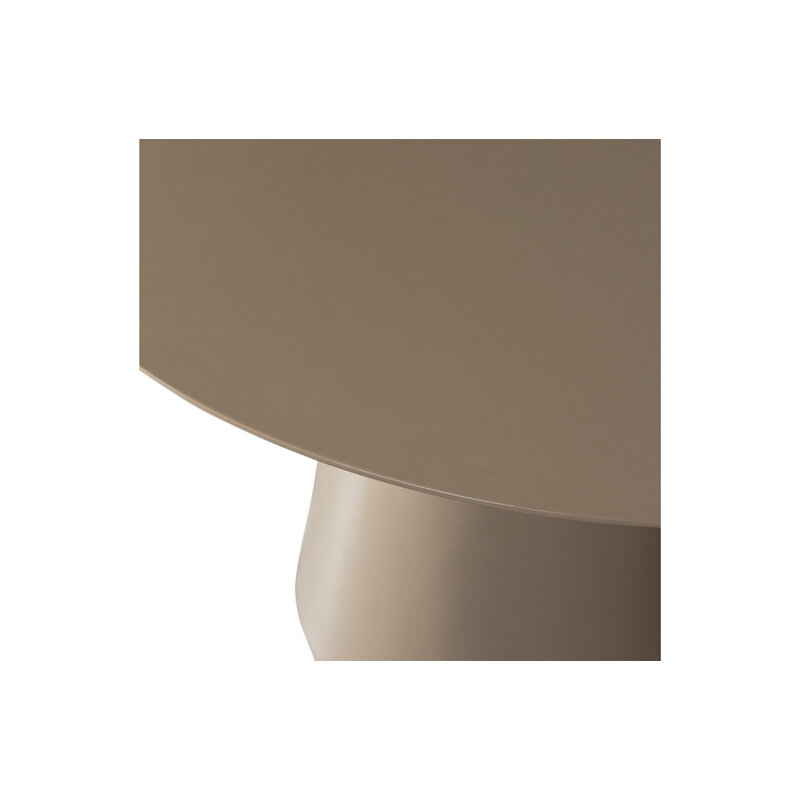 WOOOD-collectie Jorre Eettafel Mdf Militair Bruin Ø120cm